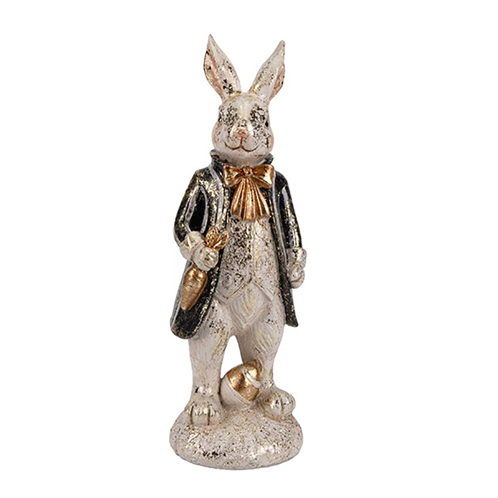 ΠΑΣΧΑΛΙΝΟΣ ΛΑΓΟΣ ΜΕ ΑΥΓΑ ΠΟΛΥΡΕΖΙΝ ΛΕΥΚΟΣ - ΠΡΑΣΙΝΟΣ - ΧΡΥΣΟΣ 9x7.5x24.7EK.-EUROLAMP-818-00083